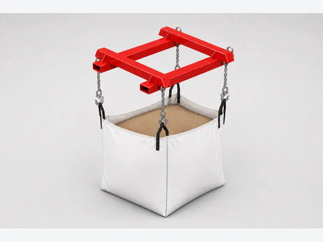 Forklift Big Bag büyük çuval taşıma ataşmanı ürün sunum görseli 4